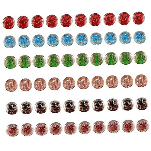 FONDOTIN 60 Stück Luminous Glasperlen Handgemachte Runde Schmuckperlen für DIY Armbänder Bastelperlen Lila Schwarz Blau Rot und Grün Hochwertige Bastelmaterialien für Kreative Projekte FONDOTIN 60 Stück Luminous Glasperlen Handgemachte Runde Schmuckperlen für DIY Armbänder Bastelperlen Lila Schwarz Blau Rot und Grün Hochwertige Bastelmaterialien für Kreative Projekte von FONDOTIN