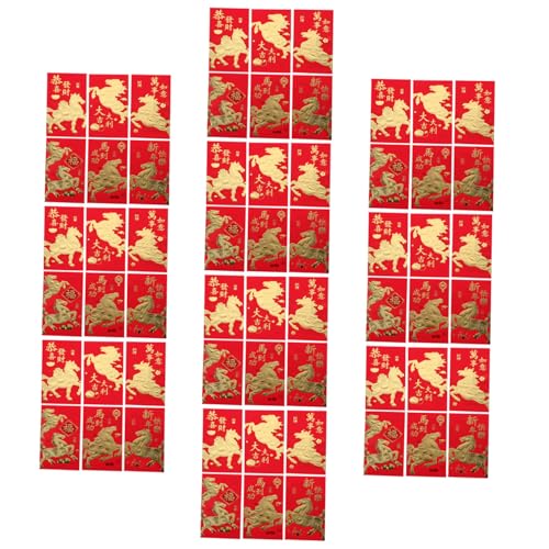 FONDOTIN 60 Stück Rote Geldumschläge Jahr Des Pferdes Kreative Hong Bao Umschläge Traditionelle Neujahrs-cash-pockets Für Frühjahrsfest Hochzeit Geburtstag FONDOTIN 60 Stück Rote Geldumschläge Jahr Des Pferdes Kreative Hong Bao Umschläge Traditionelle Neujahrs-cash-pockets Für Frühjahrsfest Hochzeit Geburtstag von FONDOTIN