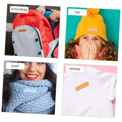 FONDOTIN 60 Stück Teiliges Bunte Handmade Lederetiketten mit Geprägtem Motiv zum Annähen Praktische DIY Accessoires für Kleidung Taschen Schuhe Stricken und Handarbeit FONDOTIN 60 Stück Teiliges Bunte Handmade Lederetiketten mit Geprägtem Motiv zum Annähen Praktische DIY Accessoires für Kleidung Taschen Schuhe Stricken und Handarbeit von FONDOTIN