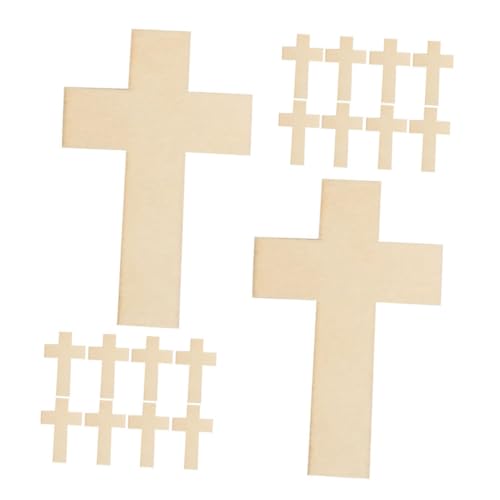 FONDOTIN 60 Stück Teiliges Holzkreuz zum Bemalen Glatte Oberfläche für DIY Bastelprojekte Dekorative Holzteile als Etiketten und Anhänger für Ostern Weihnachten Kirchen Heimdekoration FONDOTIN 60 Stück Teiliges Holzkreuz zum Bemalen Glatte Oberfläche für DIY Bastelprojekte Dekorative Holzteile als Etiketten und Anhänger für Ostern Weihnachten Kirchen Heimdekoration von FONDOTIN