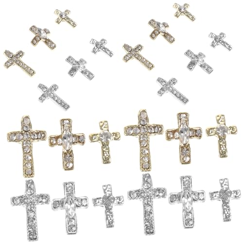 FONDOTIN 60 Stück Teiliges Nagel Charms aus Langlebiger Legierung Kreuz Design Leicht Anzubringen für DIY Maniküre und Professionelle Nagelkunst Passend für Frauen und Nagelstudios FONDOTIN 60 Stück Teiliges Nagel Charms aus Langlebiger Legierung Kreuz Design Leicht Anzubringen für DIY Maniküre und Professionelle Nagelkunst Passend für Frauen und Nagelstudios von FONDOTIN