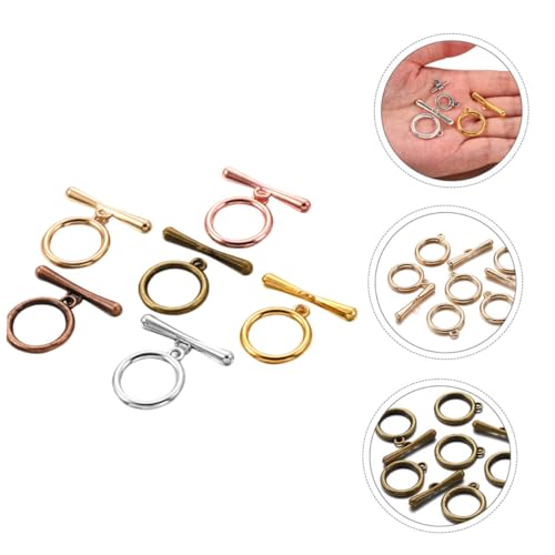 FONDOTIN 60 Stück Teiliges Ot Verschluss Set aus Legiertem Langlebig und Leicht Vielseitig für DIY Schmuckherstellung Wie Halsketten und Armbänder Gemischte Farben für Individuelle Designs FONDOTIN 60 Stück Teiliges Ot Verschluss Set aus Legiertem Langlebig und Leicht Vielseitig für DIY Schmuckherstellung Wie Halsketten und Armbänder Gemischte Farben für Individuelle Designs von FONDOTIN
