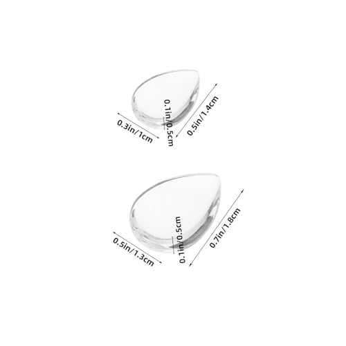 FONDOTIN 60 Stück Wasserfall Glas Cabochons Tropfenform Halbrund DIY Schmuckherstellung Flache Rückseite Vielseitig für Basteln und Ringe FONDOTIN 60 Stück Wasserfall Glas Cabochons Tropfenform Halbrund DIY Schmuckherstellung Flache Rückseite Vielseitig für Basteln und Ringe von FONDOTIN