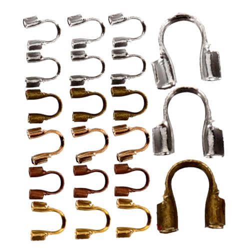 FONDOTIN 600 Stück U Förmige Schmuck Quetschperlen in Farben Praktische Drahtschutzperlen für DIY Schmuckherstellung Geeignet für Ketten Armbänder Ohrringe Vielseitige Bastelperlen Zubehör FONDOTIN 600 Stück U Förmige Schmuck Quetschperlen in Farben Praktische Drahtschutzperlen für DIY Schmuckherstellung Geeignet für Ketten Armbänder Ohrringe Vielseitige Bastelperlen Zubehör von FONDOTIN
