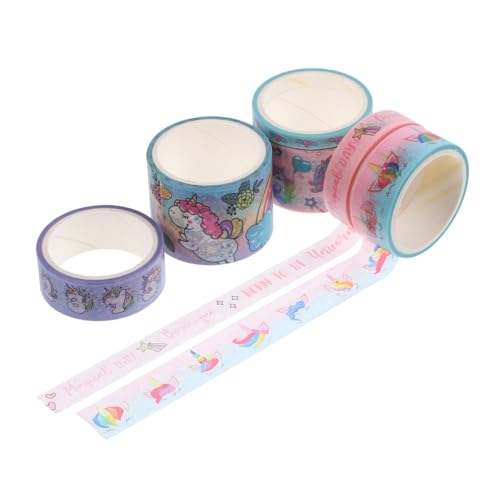 FONDOTIN 6Rollen Dekoratives Klebeband DIY Papierband für Scrapbooking Bastelbedarf Selbstklebend für Journaling und Projekte Vielseitig Einsetzbar für Dekoration FONDOTIN 6Rollen Dekoratives Klebeband DIY Papierband für Scrapbooking Bastelbedarf Selbstklebend für Journaling und Projekte Vielseitig Einsetzbar für Dekoration von FONDOTIN