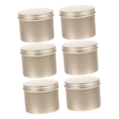 FONDOTIN 6Stücke Aluminiumdosen Luftdichte Teelager Behälter für Kerzenherstellung Aufbewahrung Versiegelte Dosen für Gewürze DIY Zubehör FONDOTIN 6Stücke Aluminiumdosen Luftdichte Teelager Behälter für Kerzenherstellung Aufbewahrung Versiegelte Dosen für Gewürze DIY Zubehör von FONDOTIN