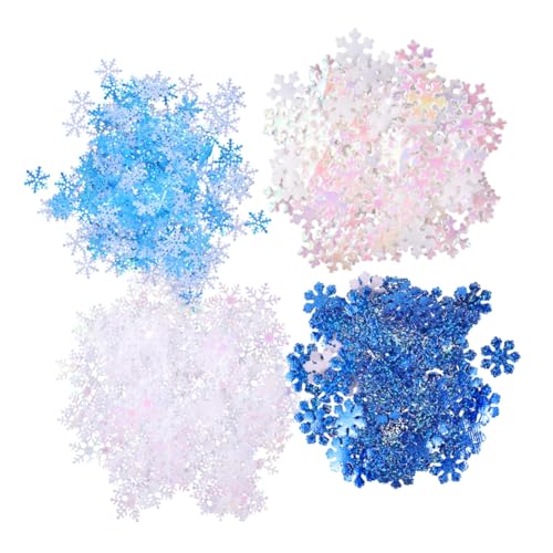 FONDOTIN 700 Stück Teiliges Schneeflocken Konfetti Weiße und Blaue Streudeko in Verschiedenen Kreative Weihnachtsdeko für Fest Hochzeit und Winterparty FONDOTIN 700 Stück Teiliges Schneeflocken Konfetti Weiße und Blaue Streudeko in Verschiedenen Kreative Weihnachtsdeko für Fest Hochzeit und Winterparty von FONDOTIN