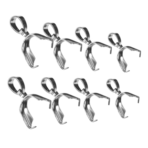 FONDOTIN 8 Stück Quetschverschluss Leichte Langlebige Schmuckverbindungen DIY Anhänger Clips für Armbänder und Taschen Farbenfroh und Korrosionsbeständig FONDOTIN 8 Stück Quetschverschluss Leichte Langlebige Schmuckverbindungen DIY Anhänger Clips für Armbänder und Taschen Farbenfroh und Korrosionsbeständig von FONDOTIN