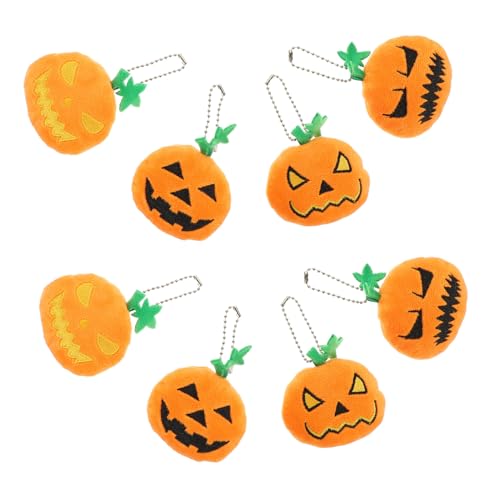 FONDOTIN 8 Stück Teiliges Halloween Keychain mit Kürbisgesicht Anhängern Dekorative DIY Schlüsselanhänger und Taschenornamente Fein Verarbeitet Praktisches Zubehör für Schlüssel und FONDOTIN 8 Stück Teiliges Halloween Keychain mit Kürbisgesicht Anhängern Dekorative DIY Schlüsselanhänger und Taschenornamente Fein Verarbeitet Praktisches Zubehör für Schlüssel und von FONDOTIN