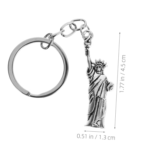 FONDOTIN 8 Stück Teiliges Liberty Statue Schlüsselanhänger Patriotische Anhänger für Taschen und Schlüssel Robustes Material Dekoratives Design als Of July Partygeschenk und Andenken FONDOTIN 8 Stück Teiliges Liberty Statue Schlüsselanhänger Patriotische Anhänger für Taschen und Schlüssel Robustes Material Dekoratives Design als Of July Partygeschenk und Andenken von FONDOTIN