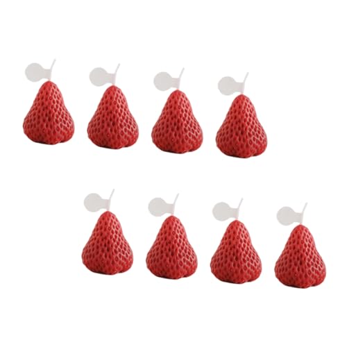 FONDOTIN 8 Stück Teiliges Mini Erdbeer Duftkerzen aus Natürlichem Sojawachs Tragbar Dekorativ Rauchfrei Langanhaltend Aromatisch für Zuhause Yoga Büro Geschenkideen FONDOTIN 8 Stück Teiliges Mini Erdbeer Duftkerzen aus Natürlichem Sojawachs Tragbar Dekorativ Rauchfrei Langanhaltend Aromatisch für Zuhause Yoga Büro Geschenkideen von FONDOTIN