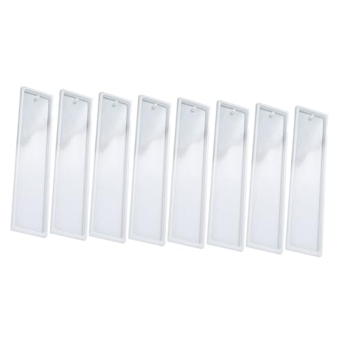 FONDOTIN 8 Stück Teiliges Silikon Lesezeichen Gießform Wiederverwendbare Einfache DIY Epoxidharz Formen für Schmuckherstellung Langlebige Antihaftbeschichtete Silikonformen zum Basteln FONDOTIN 8 Stück Teiliges Silikon Lesezeichen Gießform Wiederverwendbare Einfache DIY Epoxidharz Formen für Schmuckherstellung Langlebige Antihaftbeschichtete Silikonformen zum Basteln von FONDOTIN
