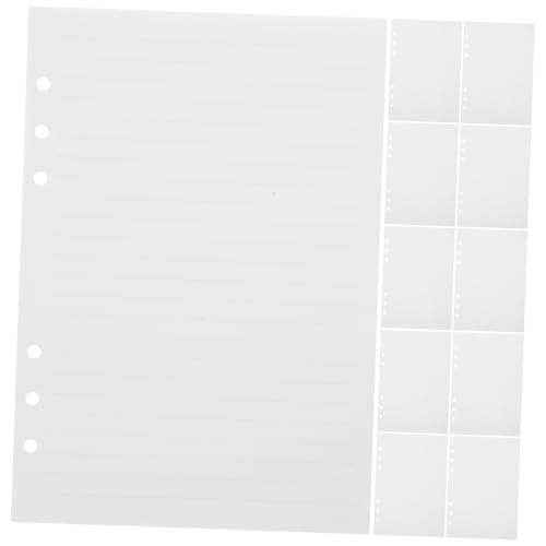 FONDOTIN 80 Blatt Liniertes Nachfüllpapier Lose für Ringbuch Notizbuch Refillable Flexibles Leichtes Schreibpapier für Planer und Organizer Installieren Entfernen FONDOTIN 80 Blatt Liniertes Nachfüllpapier Lose für Ringbuch Notizbuch Refillable Flexibles Leichtes Schreibpapier für Planer und Organizer Installieren Entfernen von FONDOTIN