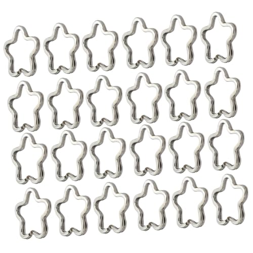 FONDOTIN 80 Stück Teiliges Schlüsselring Blütenform aus Metall Flache Schlüsselringe für Schlüsselanhänger DIY Schlüsselanhänger Zubehör Rostfreie Schlüsselringe für Bastelarbeiten FONDOTIN 80 Stück Teiliges Schlüsselring Blütenform aus Metall Flache Schlüsselringe für Schlüsselanhänger DIY Schlüsselanhänger Zubehör Rostfreie Schlüsselringe für Bastelarbeiten von FONDOTIN