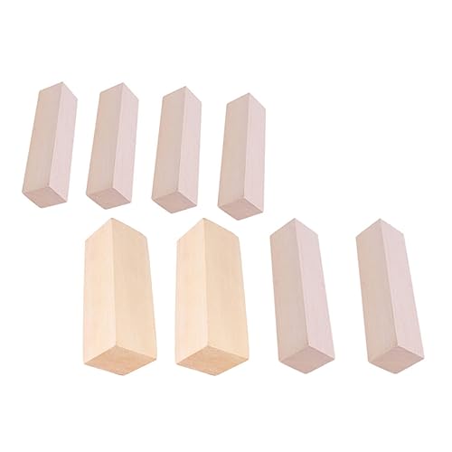 FONDOTIN 8Stücke Unfertige Holzplanken für DIY Projekte Natürliche Holzstücke Verschiedenen für Basteln Modellbau und Dekoration von FONDOTIN