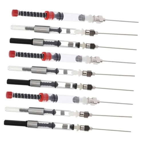 FONDOTIN 9 Stück Teiliges Ink Absorber und Konverter für Füllfederhalter Kompatibel Durchmesser Nachfüllbares Tintenfüllsystem mit Federmechanismus für Kalligraphie und Schreibbedarf von FONDOTIN