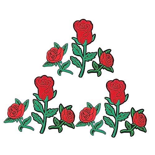 FONDOTIN 9 Stück Teiliges Rosenblüten Aufnäher zum Aufbügeln Bestickte Applikationen Strapazierfähigem Dekorative Patches für DIY Kleidung Taschen Hüte Textilverzierung FONDOTIN 9 Stück Teiliges Rosenblüten Aufnäher zum Aufbügeln Bestickte Applikationen Strapazierfähigem Dekorative Patches für DIY Kleidung Taschen Hüte Textilverzierung von FONDOTIN