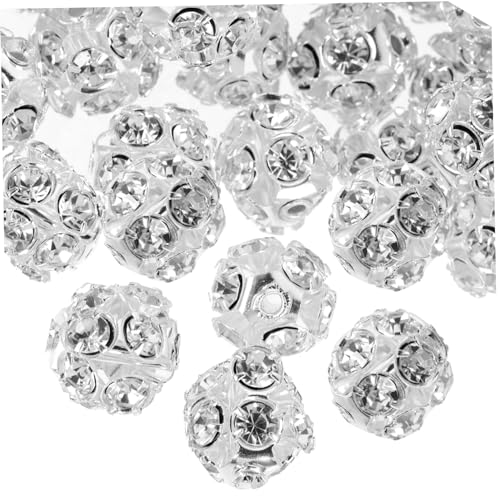 FONDOTIN 90 Stück DIY Schmuckperlen Strass Spacer Perlen für Armbänder und Leicht und Platzsparend Farbenfroh und Langlebig FONDOTIN 90 Stück DIY Schmuckperlen Strass Spacer Perlen für Armbänder und Leicht und Platzsparend Farbenfroh und Langlebig von FONDOTIN