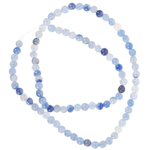 FONDOTIN 92 Stück Natürliche Steinperlen DIY Schmuckperlen für Armbänder Robuste und Haltbare Spacerperlen für Handarbeiten für Dekoration und Bastelbedarf von FONDOTIN