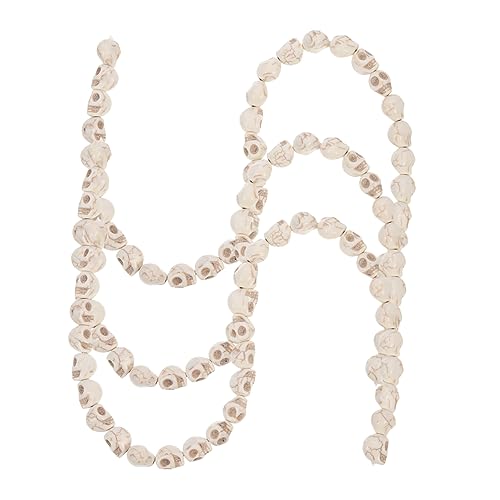 FONDOTIN 96 Stück Handgemachte Spacer Perlen mit Design DIY Zubehör für Armbänder Schmuckherstellung für Kreative Bastelprojekte von FONDOTIN