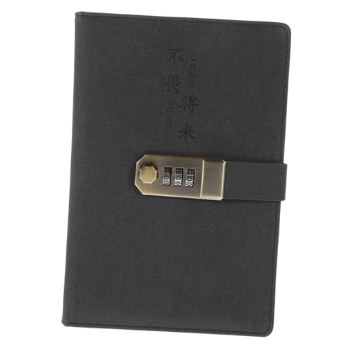 FONDOTIN Abschließbares Notizbuch mit Passwort Sicheres Tagebuch für Mädchen und Erwachsene Seitiges Tragbares Notizheft aus Dickem Material für Notizen Inspiration und Tagebuchführung von FONDOTIN