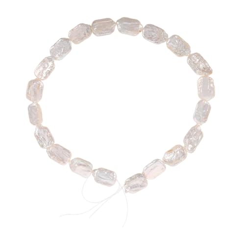 FONDOTIN Barock für Schmuckherstellung Natürliche Unregelmäßige Süßwasserperlen Glatte Strahlende Barockform Spacer Beads für DIY Ohrringe Halsketten Armbänder FONDOTIN Barock für Schmuckherstellung Natürliche Unregelmäßige Süßwasserperlen Glatte Strahlende Barockform Spacer Beads für DIY Ohrringe Halsketten Armbänder von FONDOTIN