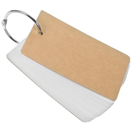 FONDOTIN Blanko Karteikarten mit Weißen Karten und Metallringen Vielseitig für DIY Notizen Lernkarten Scrapbooking Wörterkarten Individuell Gestaltbar zum Beschriften und Zeichnen FONDOTIN Blanko Karteikarten mit Weißen Karten und Metallringen Vielseitig für DIY Notizen Lernkarten Scrapbooking Wörterkarten Individuell Gestaltbar zum Beschriften und Zeichnen von FONDOTIN