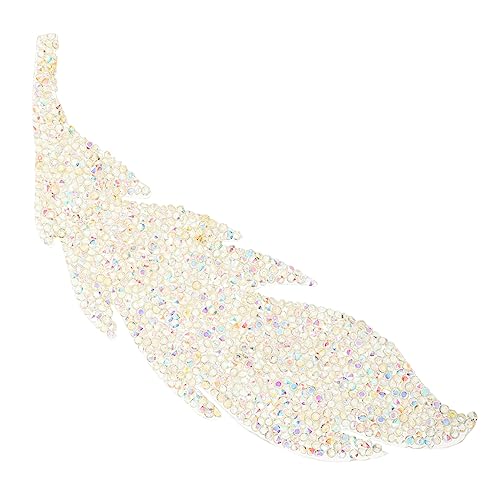 FONDOTIN Blattförmiger Strass Aufnäher für DIY Kleidung Taschen und Accessoires Selbstklebend Langlebig Reparieren oder Dekorieren von Textilien FONDOTIN Blattförmiger Strass Aufnäher für DIY Kleidung Taschen und Accessoires Selbstklebend Langlebig Reparieren oder Dekorieren von Textilien von FONDOTIN