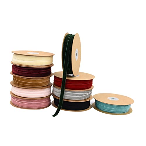 FONDOTIN Breites Einseitiges Samtband für Geschenkverpackung und DIY Dekoration Kaffeebraunes Langlebiges Zierband für Kleidung Haaraccessoires und Bastelbedarf für Hochzeit und Party FONDOTIN Breites Einseitiges Samtband für Geschenkverpackung und DIY Dekoration Kaffeebraunes Langlebiges Zierband für Kleidung Haaraccessoires und Bastelbedarf für Hochzeit und Party von FONDOTIN
