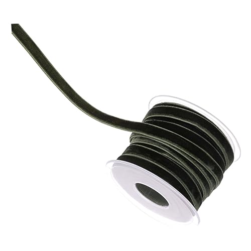 FONDOTIN Breites Grünes Samtband Yards Einseitig Samtiges Geschenkband für Geschenkverpackung DIY Dekoration Party Hochzeit Handwerk Zubehör FONDOTIN Breites Grünes Samtband Yards Einseitig Samtiges Geschenkband für Geschenkverpackung DIY Dekoration Party Hochzeit Handwerk Zubehör von FONDOTIN