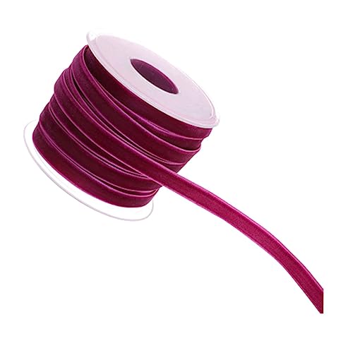 FONDOTIN Breites Samtband in Geschenkband für Geschenkverpackung DIY Dekoratives Band für Hochzeit Party Kleidung und Bastelarbeiten Langlebiges und Farbenfrohes Geschenkband von FONDOTIN