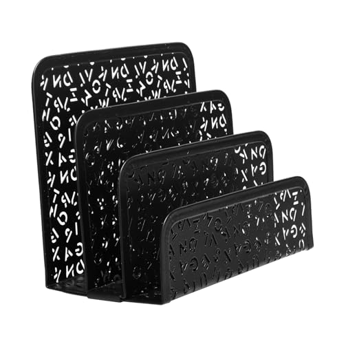 FONDOTIN Briefablage Organizer Schreibtisch Mail Halter Rostfrei Beschichteter Stilvolles Geometrisches Design Für Büro Zuhause von FONDOTIN