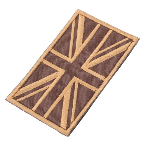 FONDOTIN British Flag Embroidered Patch Union Jack Applique für Kleidung Langlebig und Waschbar für Jacken Hüte und Jeans Kreative und Witzige Stoffaufkleber für Mode FONDOTIN British Flag Embroidered Patch Union Jack Applique für Kleidung Langlebig und Waschbar für Jacken Hüte und Jeans Kreative und Witzige Stoffaufkleber für Mode von FONDOTIN