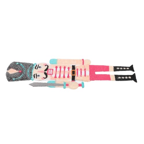 FONDOTIN Bügelbarer Nutcracker Aufnäher mit Pailletten Applique Patch für Kleidung Schuhe Hüte und Rucksäcke DIY Dekoration Einfaches Aufbügeln Vielseitig Einsetzbar Stilvoller FONDOTIN Bügelbarer Nutcracker Aufnäher mit Pailletten Applique Patch für Kleidung Schuhe Hüte und Rucksäcke DIY Dekoration Einfaches Aufbügeln Vielseitig Einsetzbar Stilvoller von FONDOTIN