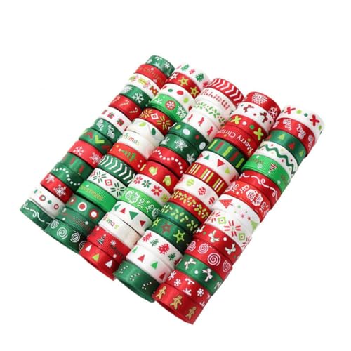 FONDOTIN Bunte Geschenkband Mix DIY Bastelband für Geschenkverpackung Weihnachtsdeko Schleifen Party und Haaraccessoires Praktische Ornaments Ribbon Geschenkbox Dekoration FONDOTIN Bunte Geschenkband Mix DIY Bastelband für Geschenkverpackung Weihnachtsdeko Schleifen Party und Haaraccessoires Praktische Ornaments Ribbon Geschenkbox Dekoration von FONDOTIN