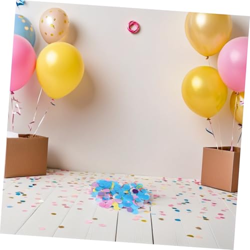 FONDOTIN Bunte Konfetti Tütchen Runde Papierstreusel Pastellfarben für Hochzeit Party Tischdeko Ballonfüllung Vielseitig für Bridal Shower Geburtstagsfeier von FONDOTIN