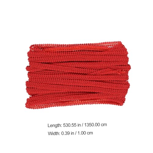 FONDOTIN Bunte Polyester Vorhangborte Yards Dekorativer Wellenfransenbesatz für Gardinen Kleidung Sofabezüge Vielseitige DIY Handarbeitsverzierung Robust und Einfach Zuschneidbar FONDOTIN Bunte Polyester Vorhangborte Yards Dekorativer Wellenfransenbesatz für Gardinen Kleidung Sofabezüge Vielseitige DIY Handarbeitsverzierung Robust und Einfach Zuschneidbar von FONDOTIN