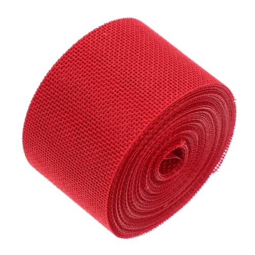 FONDOTIN Buntes Dekoband Robustes Vintage Geschenkband aus Leinenimitat Vielseitig für Blumensträuße Party und Festtagsdekoration Handliches Stoffband für Basteln und Verpacken von FONDOTIN