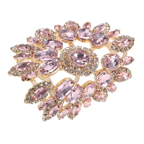 FONDOTIN DIY Brosche mit Strass Kreative Form Modischer Patch für Kleidung Pinke Farbgestaltung zur Dekoration und Reparatur von Textilien Taschen und Handwerksprojekten FONDOTIN DIY Brosche mit Strass Kreative Form Modischer Patch für Kleidung Pinke Farbgestaltung zur Dekoration und Reparatur von Textilien Taschen und Handwerksprojekten von FONDOTIN