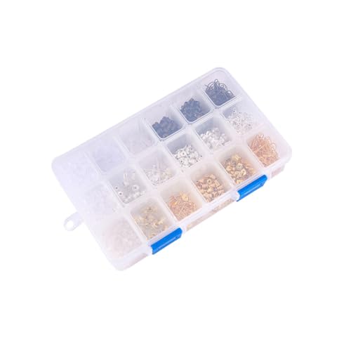 FONDOTIN DIY Ohrstecker Ohrhaken und Ohrmuttern Zubehör für Damen Ohrringe zum Selbermachen Langlebig Sicher Einfache Handhabung für Schmuckherstellung und Reparatur von FONDOTIN