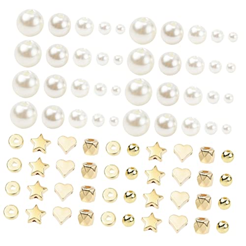 FONDOTIN DIY Schmuck Perlen Ccb Abstandshalterperlen für Armbänder und Bastelprojekte Mehrzweck Dekorative Perlen für DIY Anwendungen von FONDOTIN
