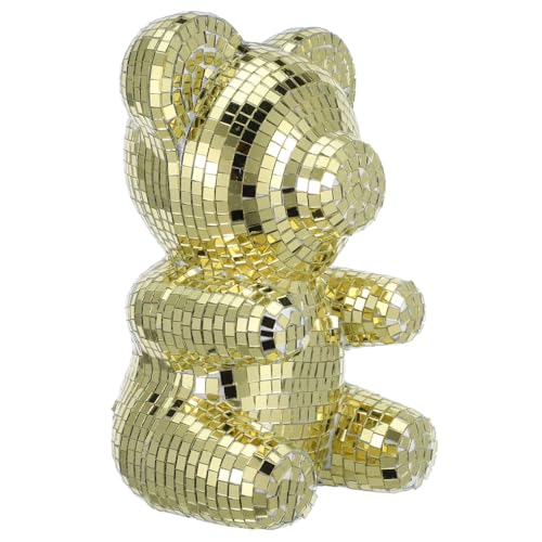 FONDOTIN Disco Spiegel Bär Dekofigur Groß Goldfarben Langlebige Party Tischdekoration Vielseitige Geschenkidee für Zuhause Büro und Besondere Anlässe Wie Geburtstag und Hochzeit FONDOTIN Disco Spiegel Bär Dekofigur Groß Goldfarben Langlebige Party Tischdekoration Vielseitige Geschenkidee für Zuhause Büro und Besondere Anlässe Wie Geburtstag und Hochzeit von FONDOTIN