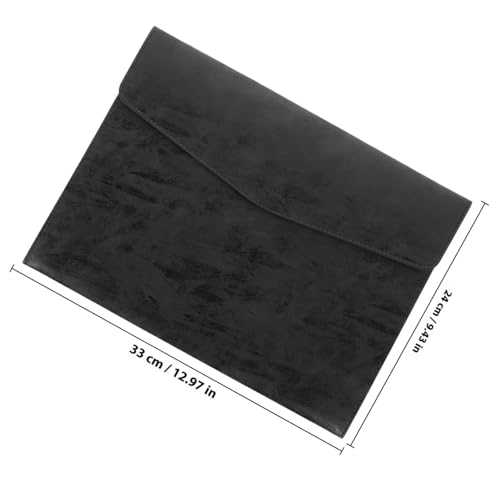 FONDOTIN Dokumentenmappe PU Leder mit Schnappverschluss Großer Kapazität Tragbarer Büro organizer für Akten und Wichtige Unterlagen Platzsparend für Schule und Beruf FONDOTIN Dokumentenmappe PU Leder mit Schnappverschluss Großer Kapazität Tragbarer Büro organizer für Akten und Wichtige Unterlagen Platzsparend für Schule und Beruf von FONDOTIN