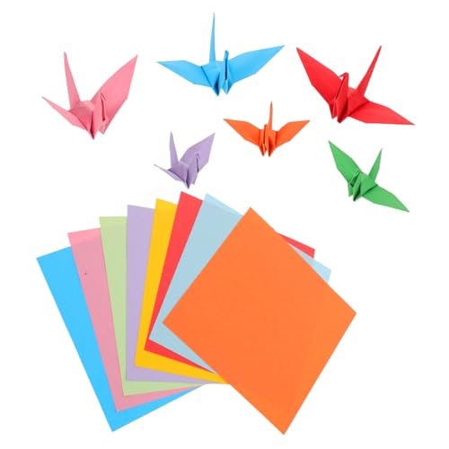 FONDOTIN Doppelseitiges Origami Papier Bunte Quadratische Faltblätter Leuchtende Farben für DIY Bastelprojekte Einfache Handhabung Kreative Papierkunst FONDOTIN Doppelseitiges Origami Papier Bunte Quadratische Faltblätter Leuchtende Farben für DIY Bastelprojekte Einfache Handhabung Kreative Papierkunst von FONDOTIN