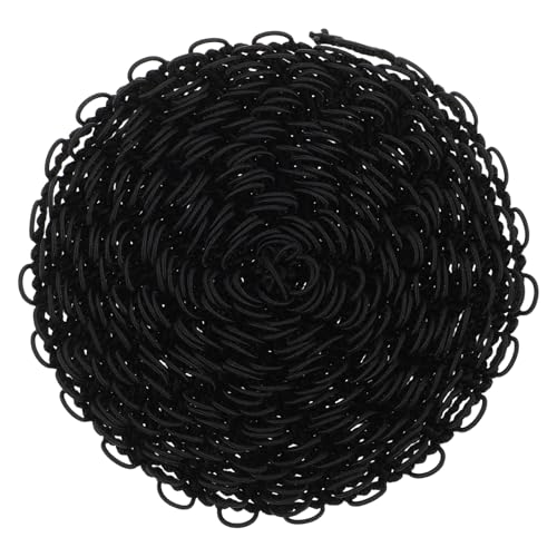 FONDOTIN Elastische Knopfschlaufen-bandbesatz, 5 Meter, Braut-knopfschlaufen Zum Nähen, Basteln, Brautkleid, Verzierungen, Kostüm von FONDOTIN