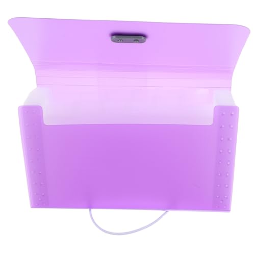 FONDOTIN Erweiterbarer Akkordeon Ordner mit Fächern Großer Kapazität Dokumenten und Belegorganizer Leichter Tragbarer Fächermappe für Quittungen und Gutscheine Praktischer File Folder für von FONDOTIN