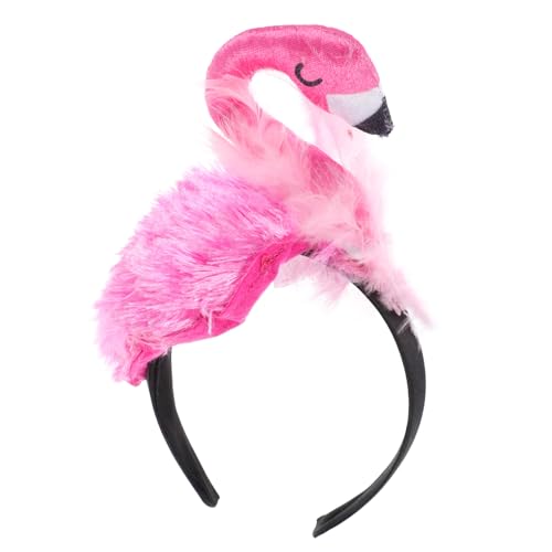 FONDOTIN Flamingo Haarreif Geburtstag Party Haarband Hawaii Kostüm Accessoire Feder Design Verstellbar Foto Requisite Karneval Verkleidung FONDOTIN Flamingo Haarreif Geburtstag Party Haarband Hawaii Kostüm Accessoire Feder Design Verstellbar Foto Requisite Karneval Verkleidung von FONDOTIN