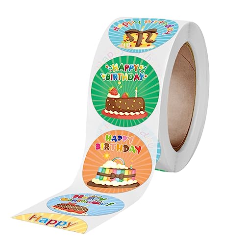 FONDOTIN Geburtstagsaufkleber Selbstklebend Langlebig und Praktisch als und Partydeko Vielseitig für Geschenkverpackungen Notizbücher und Festtagsdekorationen FONDOTIN Geburtstagsaufkleber Selbstklebend Langlebig und Praktisch als und Partydeko Vielseitig für Geschenkverpackungen Notizbücher und Festtagsdekorationen von FONDOTIN