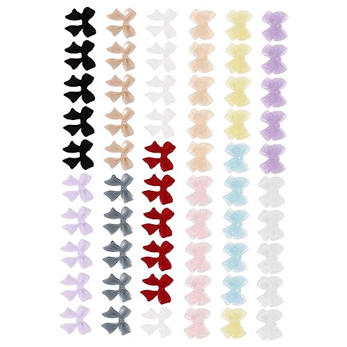 FONDOTIN Glitzer Schleifen Nail Art Dekorationen Langlebige Manicure Accessoires Einfache Anwendung für DIY Nageldesign zu Hause Salon von FONDOTIN