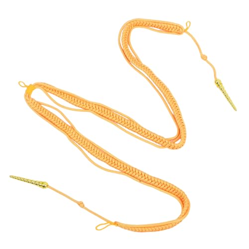 FONDOTIN Goldene Officers Aiguillette Schultercord für Bühne und Traditionell Geflochtene Uniform Schulterklappe mit Modischem Kunststoffpendant Vielseitiges und Kostümaccessoire FONDOTIN Goldene Officers Aiguillette Schultercord für Bühne und Traditionell Geflochtene Uniform Schulterklappe mit Modischem Kunststoffpendant Vielseitiges und Kostümaccessoire von FONDOTIN